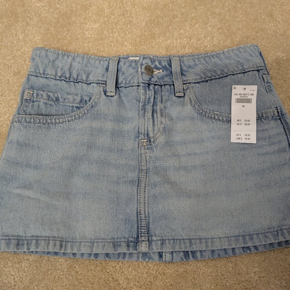 Hollister Denim Skirt Size 00